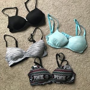 Pink Victoria Secret Bra Bundle
